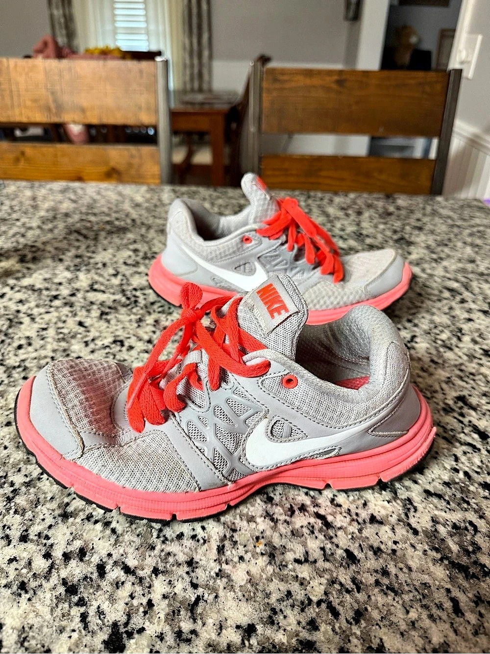 Nike Air Relentless 3 Gray & Pink Athletic Shoes